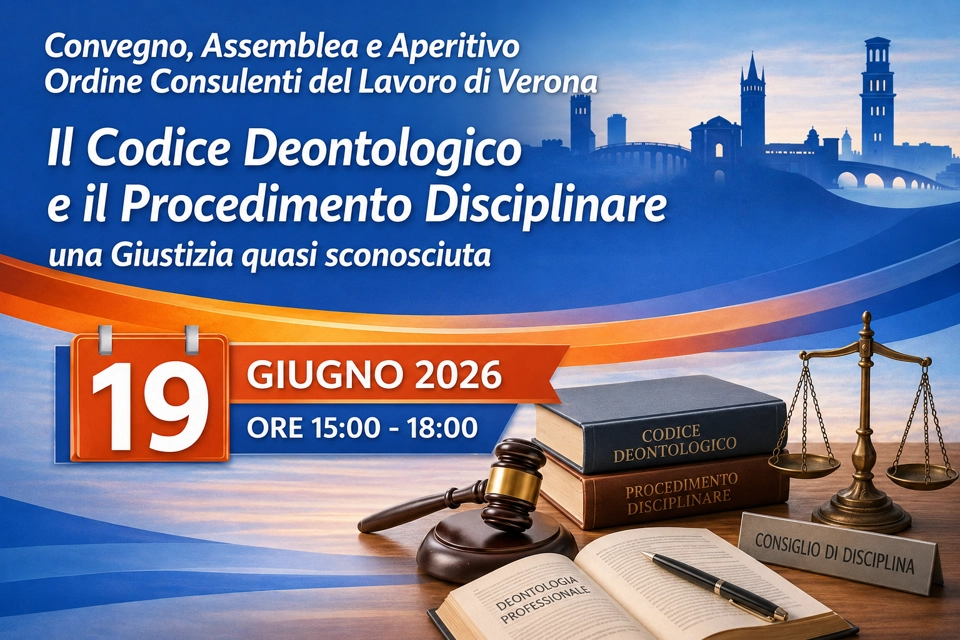 Convegno, Assemblea e Aperitivo del 19/06/2026